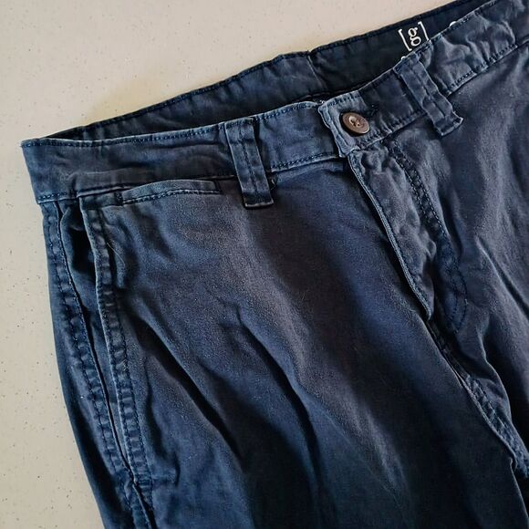 George Slim Blue Dress Pants - Size 28x30 - Picture 8 of 12